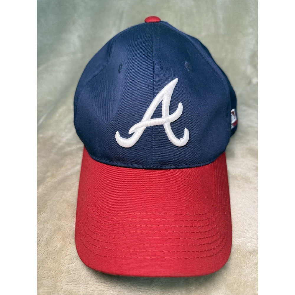 Atlanta Braves Snapback Cap MLB Blue Red Outdoor Hat Hologram‎